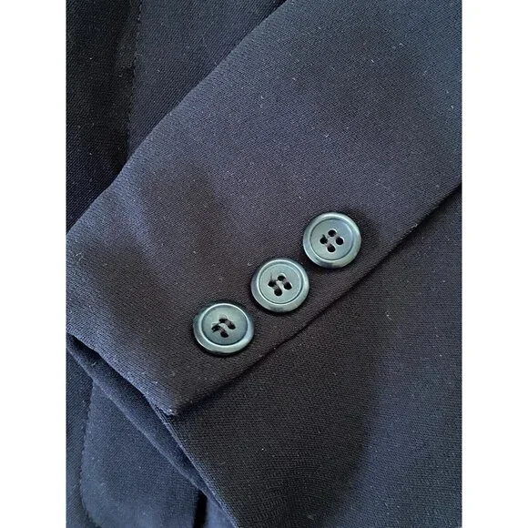 Worthington Womens Black Mid Length Blazer Jacket Plus 16W Office Work Career - Picture 6 of 16